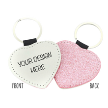 Load image into Gallery viewer, Heart Customized Photo Keychain
