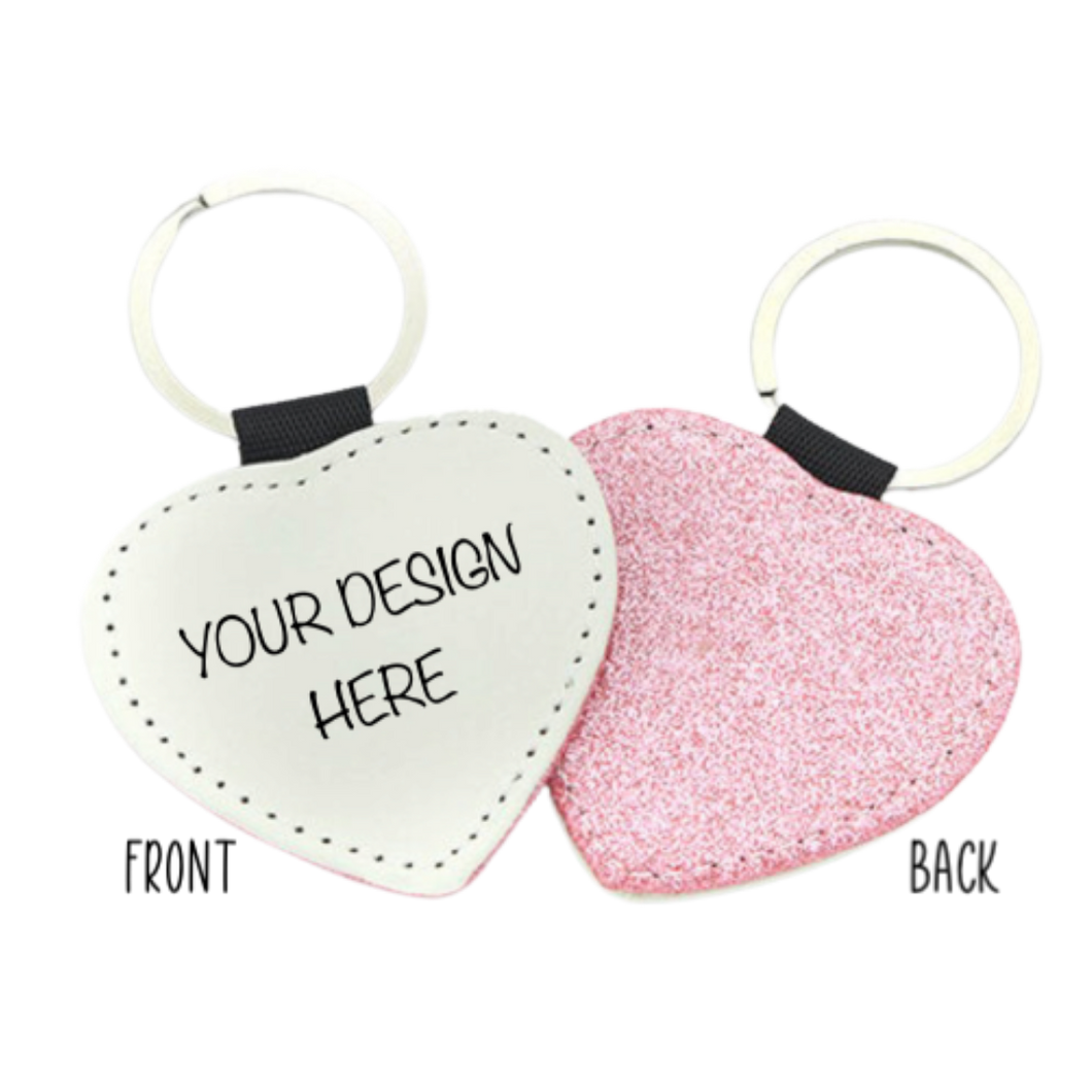 Heart Customized Photo Keychain