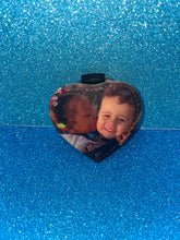 Load image into Gallery viewer, Heart Customized Photo Keychain
