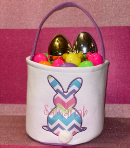 Children's Unique Easter Basket | Embroidery
